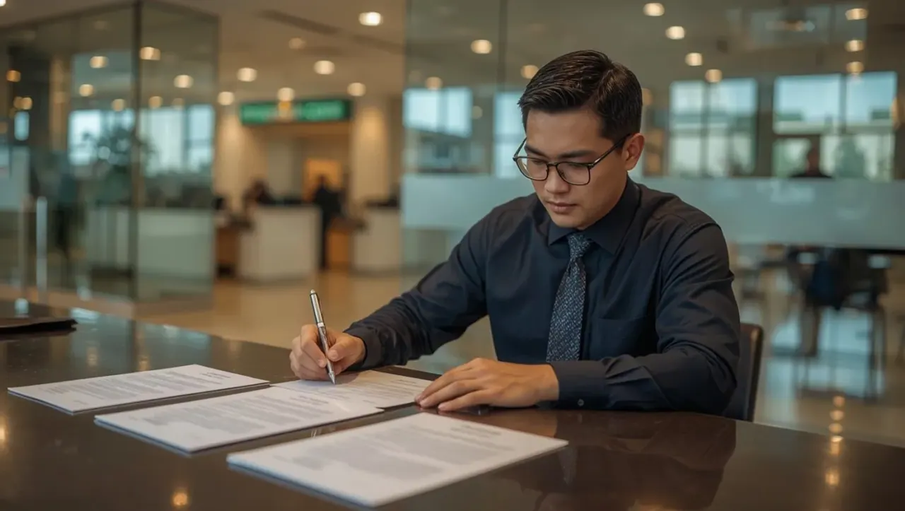 Surat pelepasan bank kereta